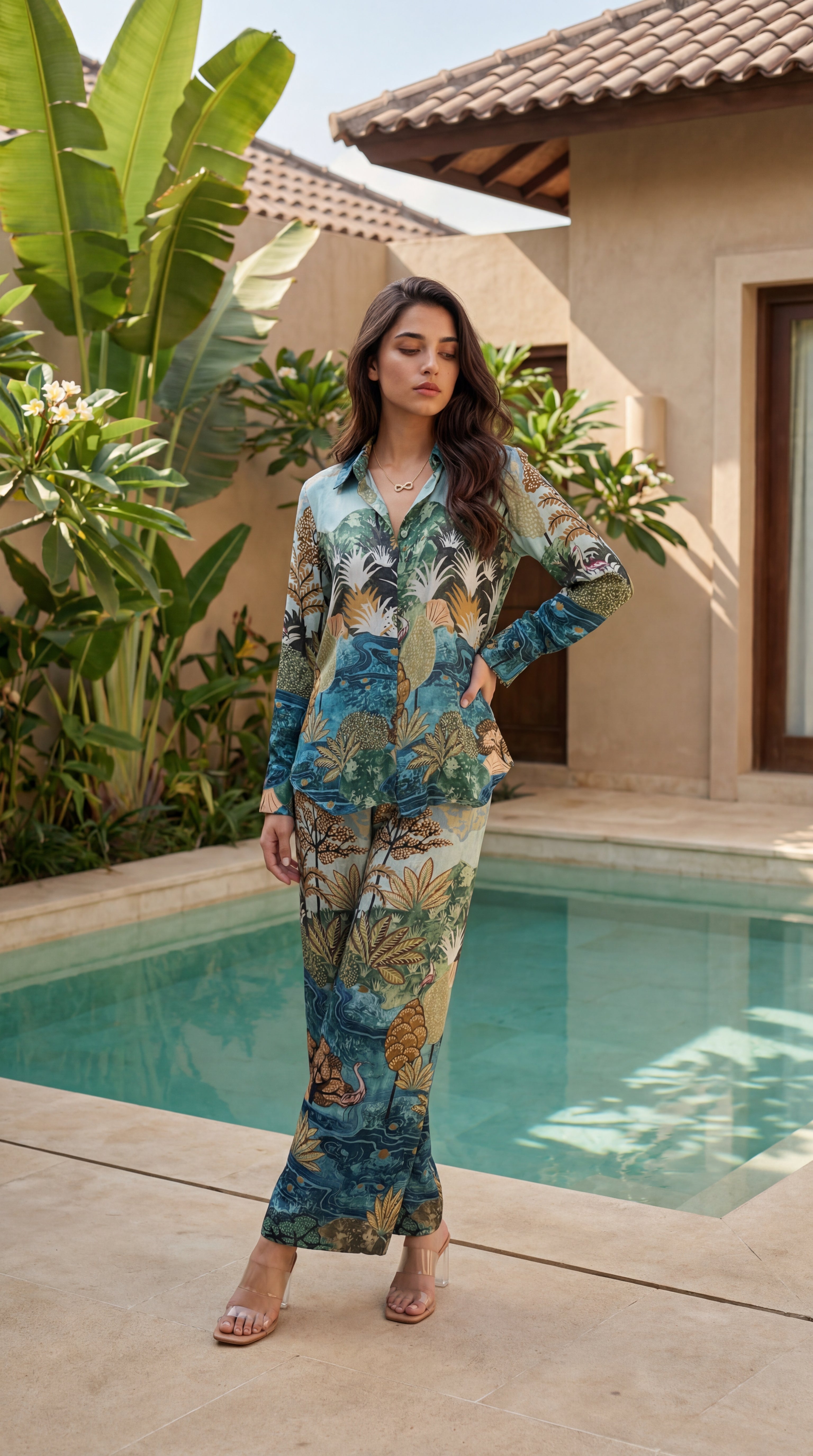 Aqua Oasis Co-ord Set