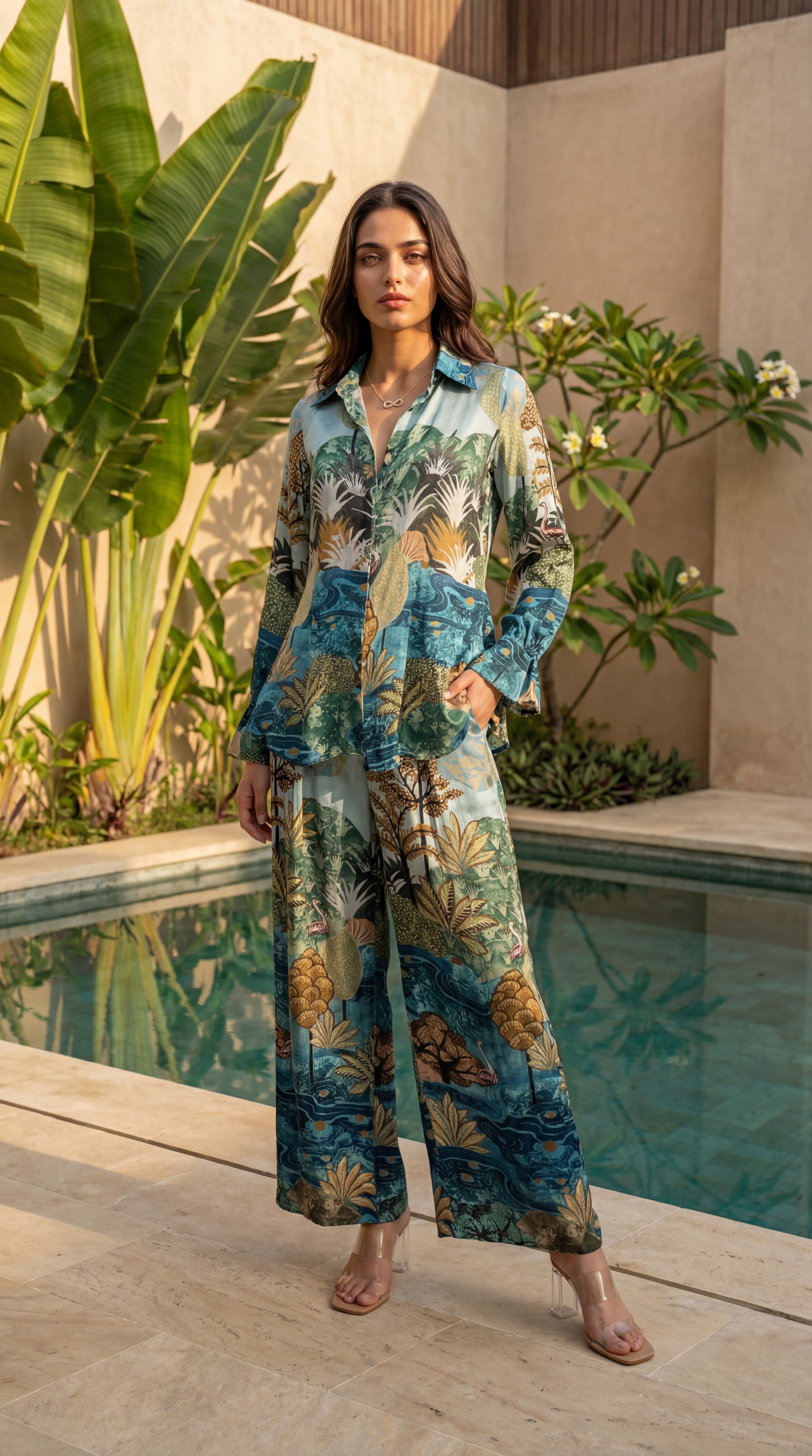 Aqua Oasis Co-ord Set