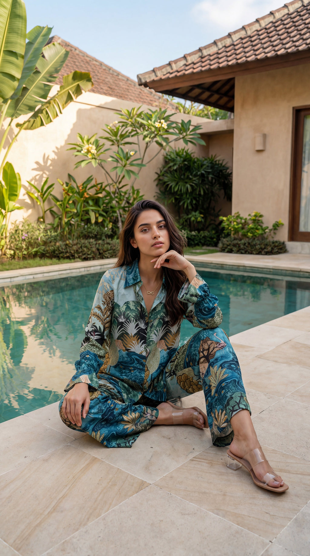 Aqua Oasis Co-ord Set